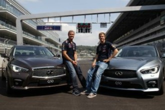 Vídeo: Webber y Vettel conduciendo un Infiniti M en la pista de Nürburgring