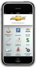 Aplicación digital para propietarios de Chevrolet
