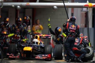 Infiniti Red Bull Racing establece nuevo récord en el pitstop