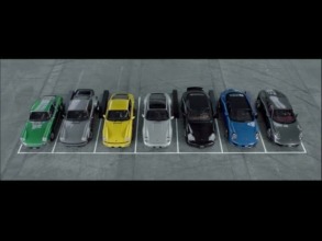 Las siete generaciones del Porsche 911 crean una sinfonía
