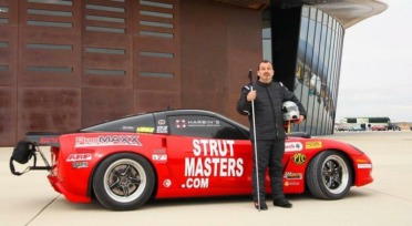 Récord mundial de velocidad para un conductor ciego