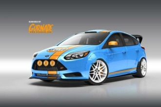 Ford Focus ST al estilo Gulf Racing SEMA Show 2013