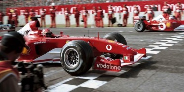 Los autos de los pilotos de la Fórmula 1