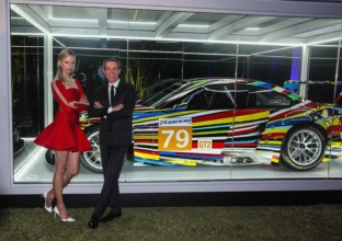 BMW Art Car de Jeff Koons en Art Basel de Miami Beach