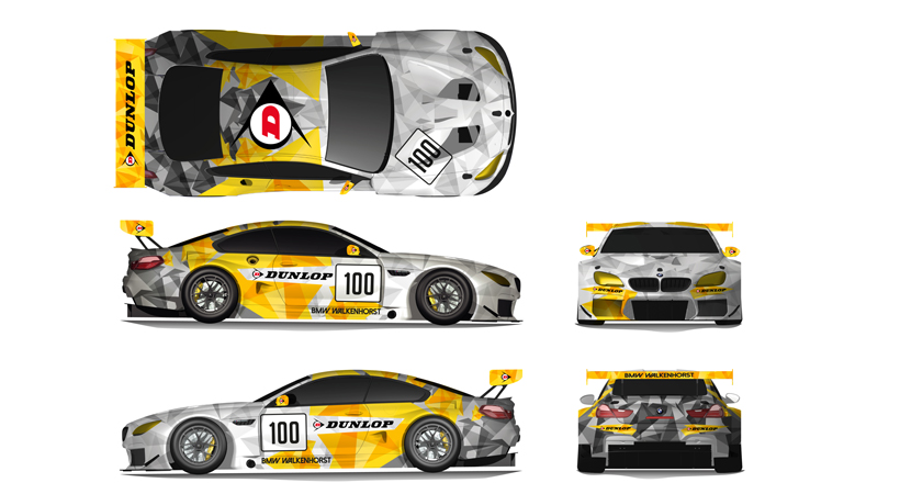 BMW M6 GT3 Dunlop Art Car