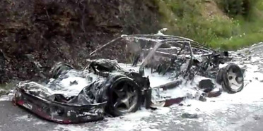 Ferrari F40 Prototipo es destruido por el fuego