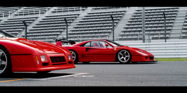 Ferrari F40 LM y GTO Evo homenajeados por japoneses