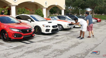 Video Honda Civic Type R R00932 en Cars and Coffee Miami