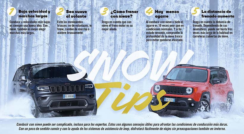 Top 5 Consejos de Jeep para manejar en la nieve