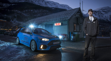 Video Taxi Ford Focus RS, el Rayo Azul de Noruega