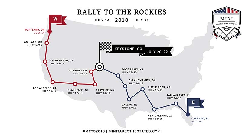 MINI Takes the States 2018