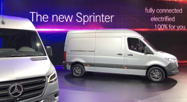 Debut mundial Mercedes-Benz Sprinter 2019 en Dusseldorf, Alemania