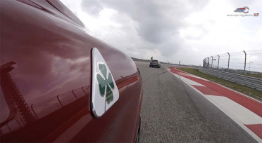 Alfa Romeo Stelvio Quadrifoglio 2018 en el Circuito de las Américas