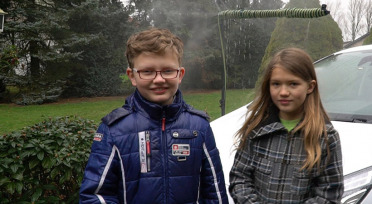 Niños ingenieros inventaron solución para el limpiaparabrisas