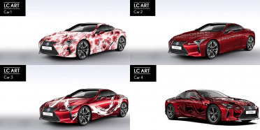 Art Car Lexus-LC 500h 2019, tu diseño favorito podría ser realidad