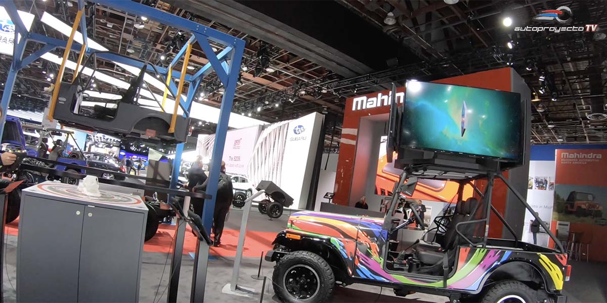 El Mahindra Roxor estuvo en exhibición en el Auto Show Detroit 2019. Foto: Javier Mota.