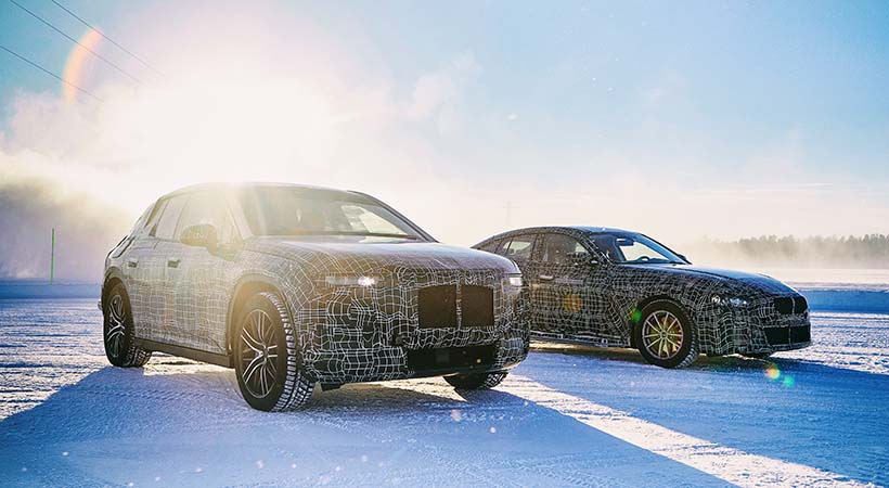 Triple Test Drive extremo de invierno BMW i