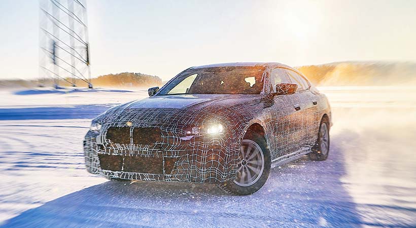 Triple Test Drive extremo de invierno BMW i