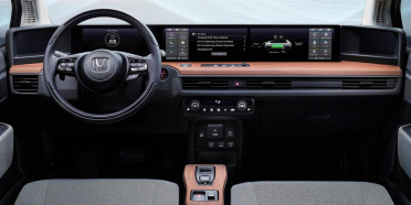 Interior del Honda e contará con múltiples pantallas y mucha tecnología