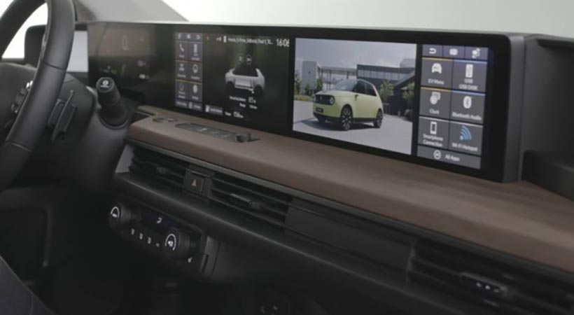 Interior del Honda e