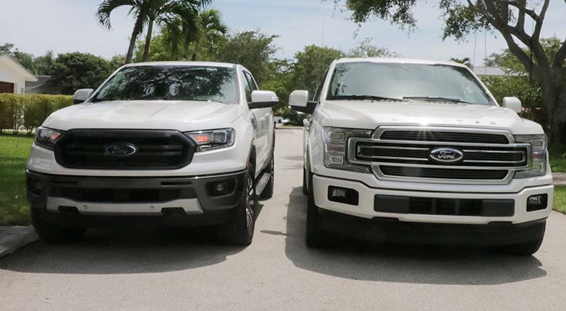 Ford F-150 vs Ford Ranger