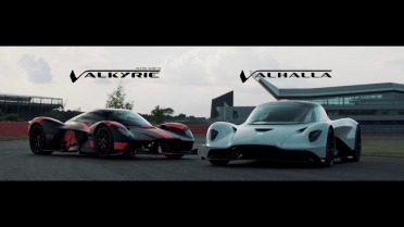 Aston Martin Valhalla debuta en pista junto al Valkyrie