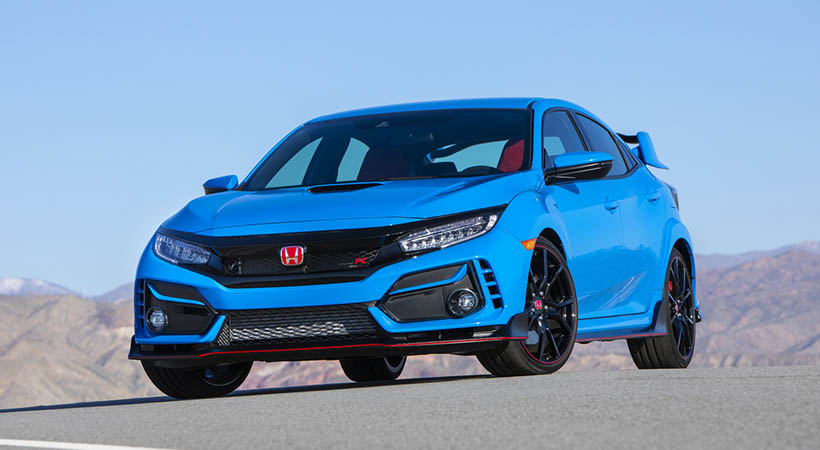 Honda Civic Type R usa un motor turbo de 2.0 litros y cuatro cilindros, la potencia que genera es mayor:  315 hp y 310 lb-pie de torque. Foto: Honda
