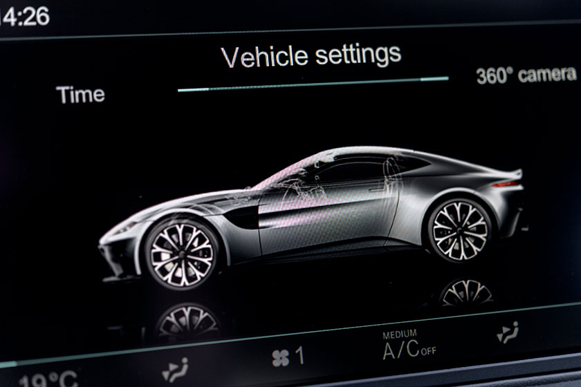 El Aston Martin Vantage recupera muchos de los sistemas que se presentaron en el exitoso DB11. Foto: Aston Martin.