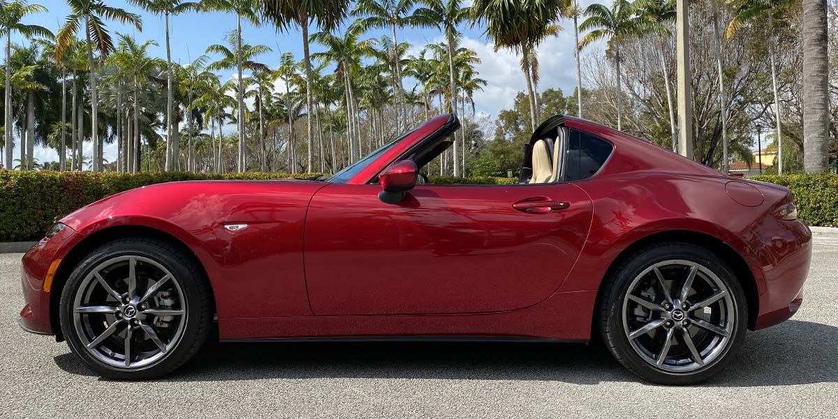 El Mazda MX-5 RF Grand Touring 2020, garantiza la máxima diversión de manejo, a cielo abierto, Foto: Javier Mota.
