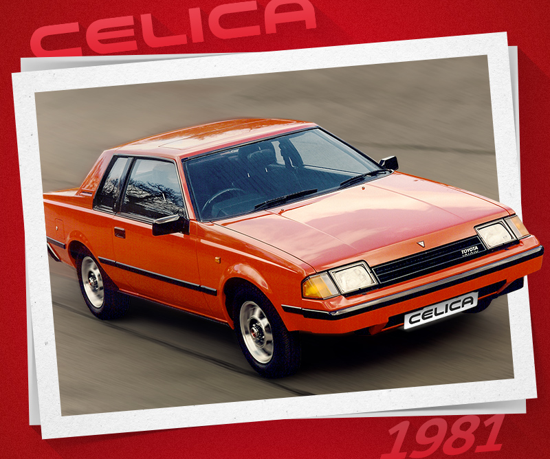 50 Aniversario Toyota Celica. Toyota Celica 1981. Foto: Toyota.