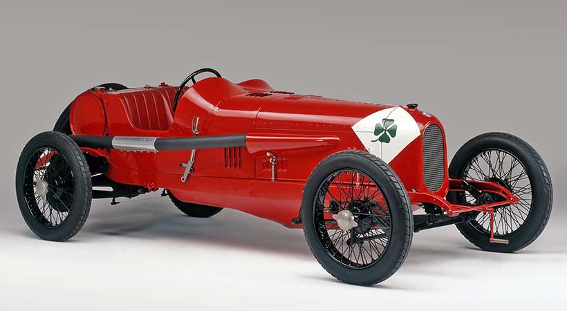 El Alfa Romeo RL TF (Targa Florio) fue mucho más ligero que el original y tenía doble carburador. Foto: Alfa Romeo.