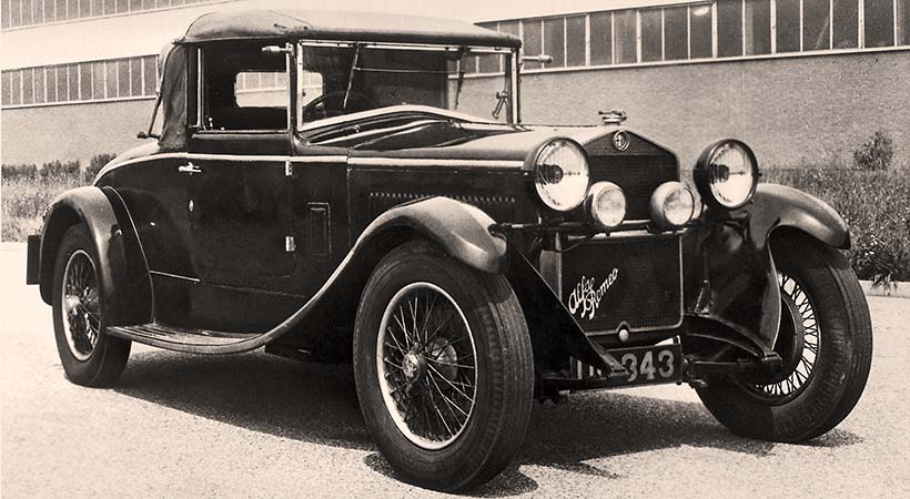 Alfa Romeo 6C 1500 Sport (1928-1929). Foto: Alfa Romeo.