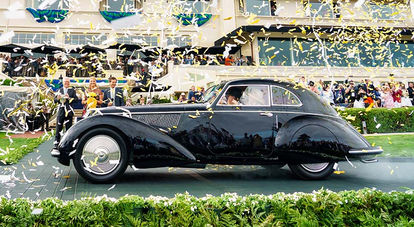 Alfa Romeo 8C 2900 1937, ganador del Pebble Beach Concours d´Elegance. Foto: Alfa Romeo.