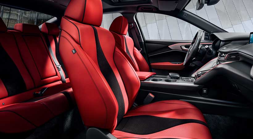 La versión A-Spec incluye un interior deportivo con asientos tipo cubo. Foto: Acura