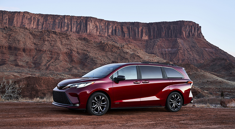 La Toyota Sienna XSE 2021 es la versión deportiva de la 4ta. generación de la minivan. Foto: Toyota.