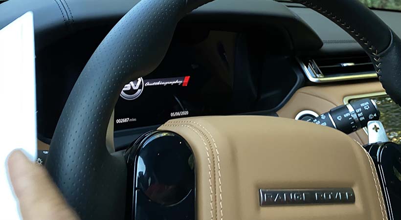 Todos los detalles de la Range Rover Velar SVAutobiography Dynamic Edition 2020 fueron cuidadosamente creados por la División Special Vehicles Operations. Foto: Javier Mota.
