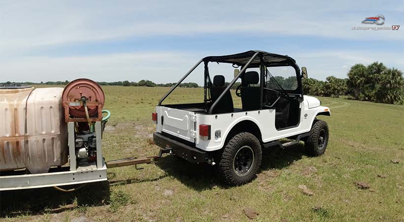 El Mahindra Roxor 2020 tiene capacidad de remolque de 3,490 libras. Foto: Javier Mota.