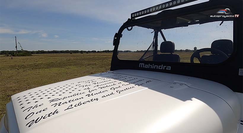 El Mahindra Roxor 2020 se puede personalizar con una serie de accesorios oficiales. Foto: Javier Mota.