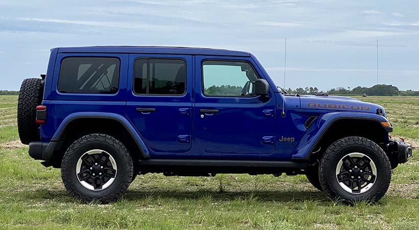 La Jeep Wrangler Unlimited Rubicon EcoDiesel 2020 tiene precio base de $41,795. Foto: Javier Mota.