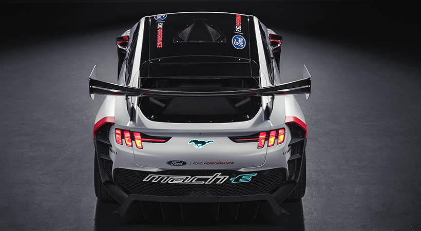 Los otros 4 motores del Ford Mustang Mach-E 1400 van montados en el eje trasero en forma de 