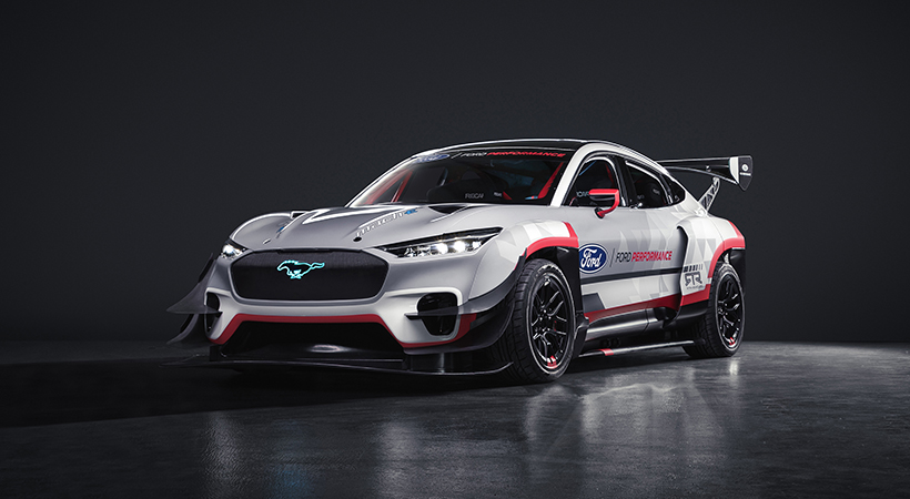 Esta configuración le da una gran gama de ajuste para configurar el auto para cualquier competencia. Ford Mustang Mach-E 1400.Ford Mustang Mach-E 1400. Foto: Ford.