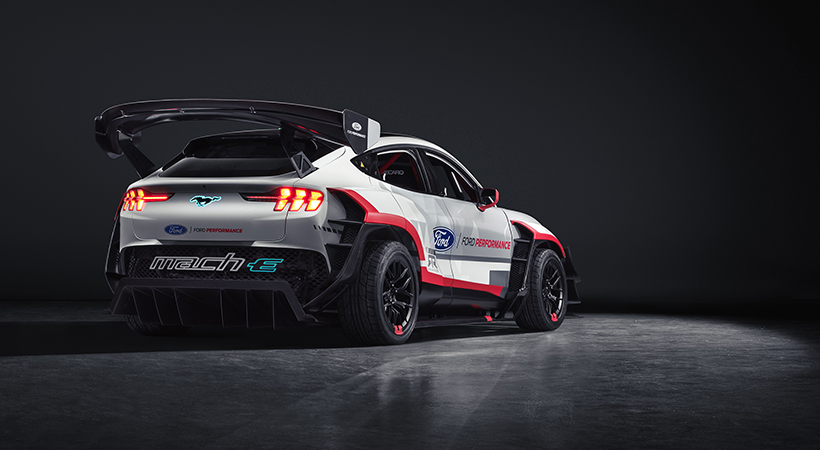 El Ford Mustang Mach-E 1400 es el resultado de más de 10,000 horas de investigación y desarrollo. Foto: Ford.