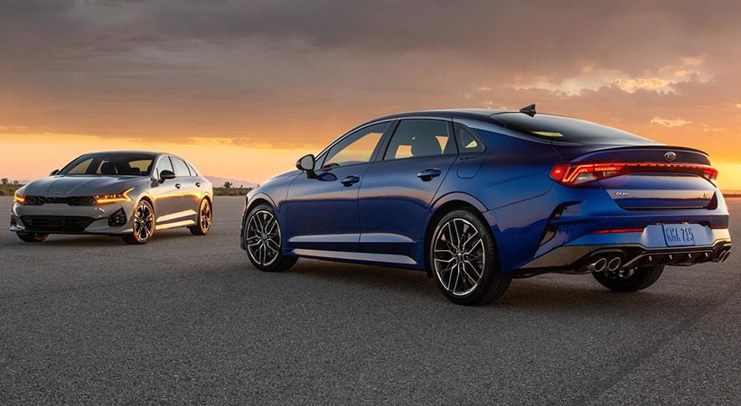 Toda la gama del nuevo Kia K5 2021 llegará a los concesionarios este mismo año. Foto: Kia