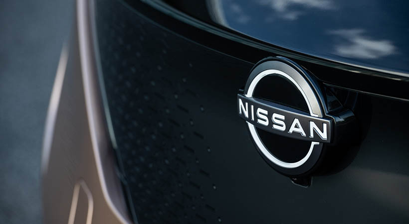 En el Nissan Ariya se estrena el nuevo logotipo iluminado de la marca, que será exclusivo para los modelos eléctricos.  Foto: Nissan