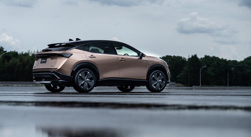 El estilo del Nissan Ariya brinda una muestra de cómo serán los futuros modelos de la marca japonesa. Foto. Nissan