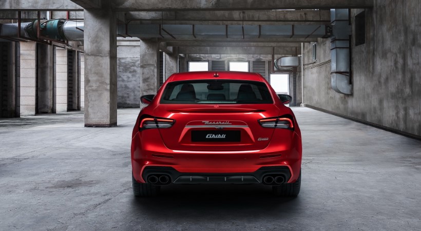 Otro detalle nuevo del diseño son las luces traseras inspiradas en las del Alfieri Concept y el clásico 3200 GT. Foto: Maserati