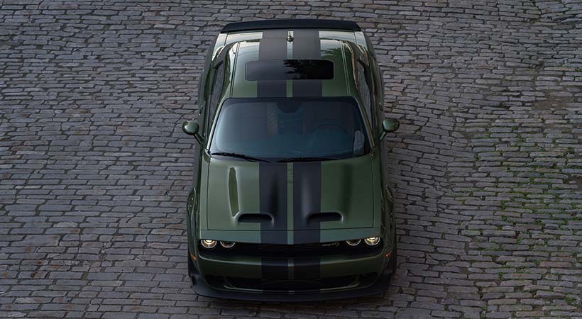 Las franjas que corren a lo largo de la carrocería están disponibles de forma opcional, Foto: Dodge