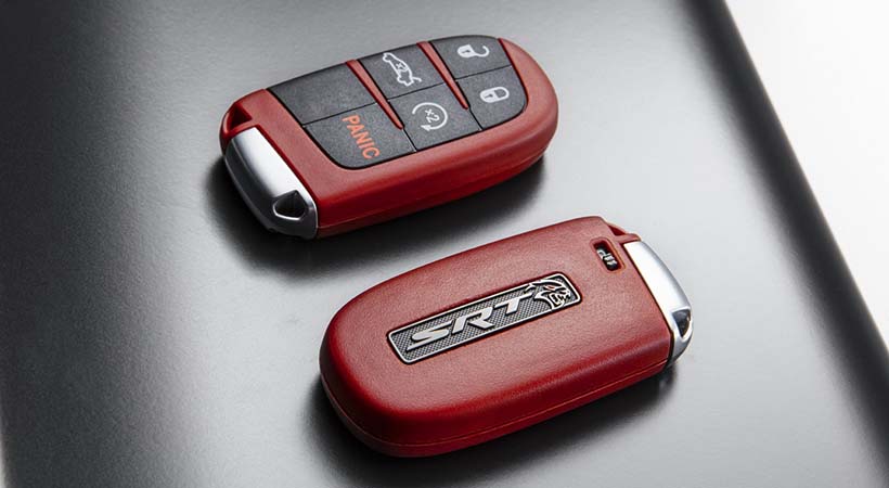 La famosa llave roja libera todo el potencial del coche. Foto: Dodge