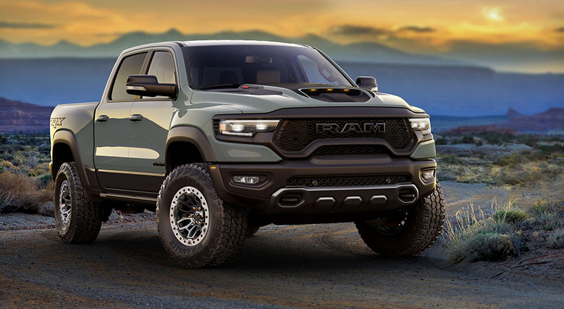 Gran parte del chasis de la Ram 1500 TRX 2021 está fabricado en acero de alta resistencia de gran grosor, hidroformado, lo que permite a la Ram TRX 1500 aprovechar las ventajas de la baja torsión e incrementar la durabilidad y estabilidad. Foto: RAM