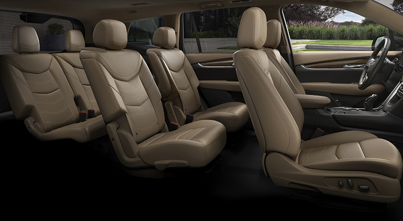 Hablando del interior, el XT6 se diseñó desde cero para tener tres filas de asientos. Foto: Cadillac
